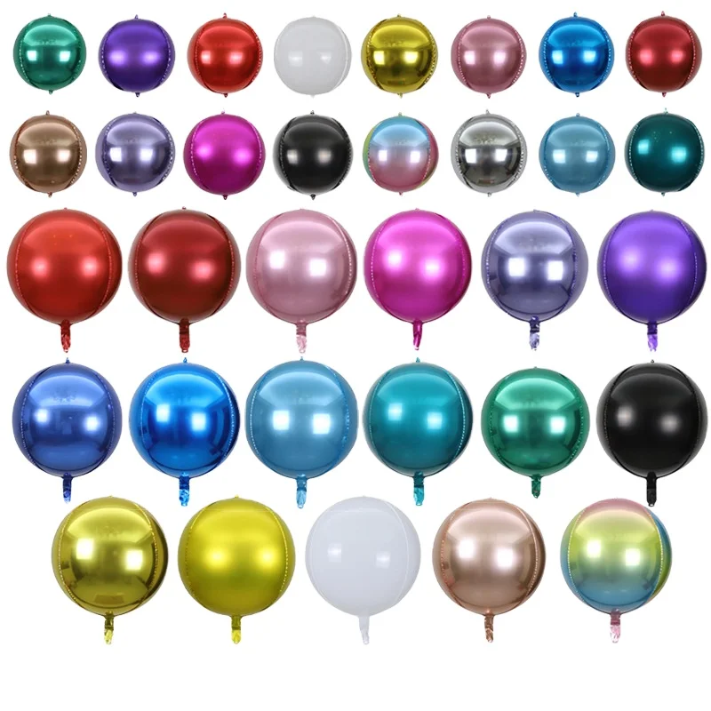 22 Inch Wholesale large size hot air shape 4D helium foil balloon for wedding valentines party decoration