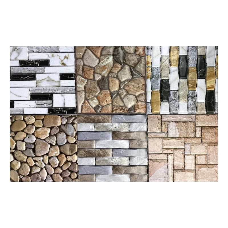 3D faux PVC brick wall panels new style  PVC self adhesive wallpaper Mositureproof Waterproof wall