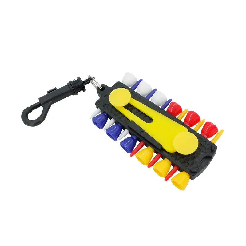 
Новинка 2021, пластиковые маркеры для мячей, резиновый держатель для футболки для гольфа 