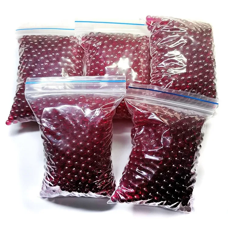 China factory price Roundball Ruby Wholesale 3mm 4mm 5mm 5# Corundum beads Synthetic gemstone