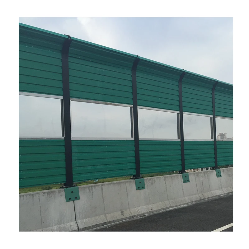 highway fence Construction Sound Barrier Manufacturer Acrylic Polycarbonate Visual Noise Barrier