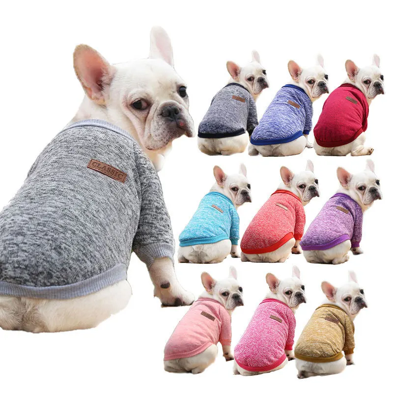 Dog Cat Pet Clothes Autumn/Winter New Style Sweater Two-legged Clothing Supplies Yarn Small and Medium-sized Dogs