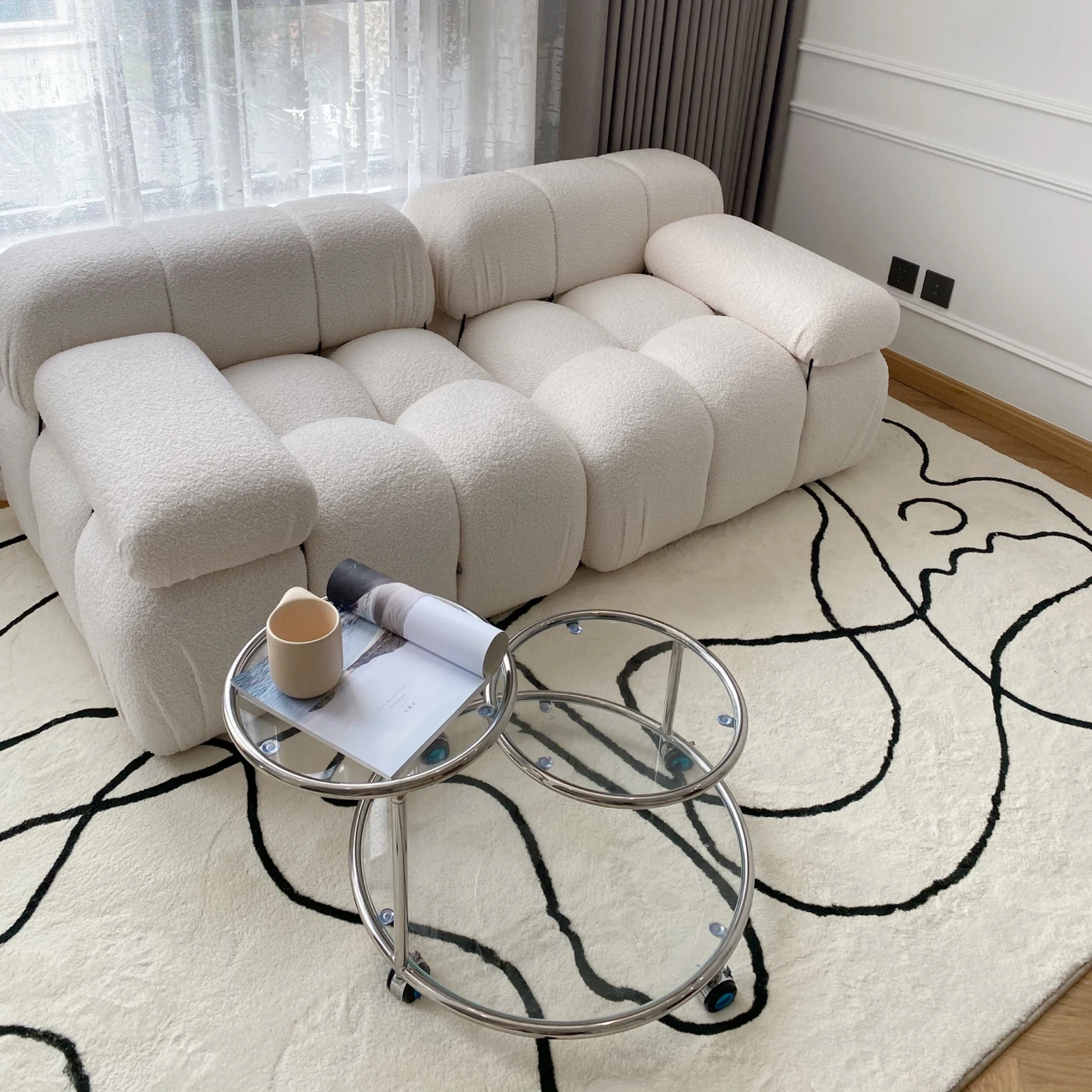 Camaleonda reception sofa 2seater office sofa