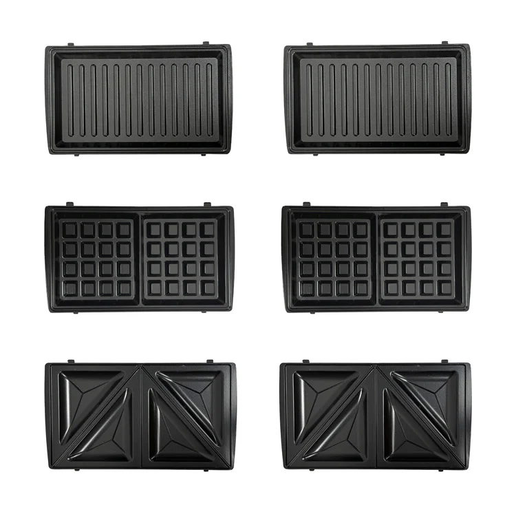 Popular Breakfast Maker  6 in 1 Waffle Toaster Multifunction Sandwich Maker