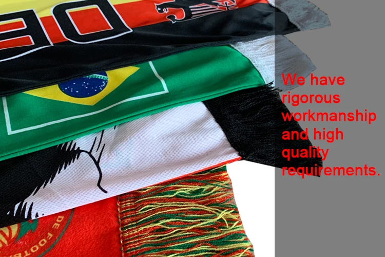 custom new design  Croatia flag scarf football game fans scarf national flag painted print scarf