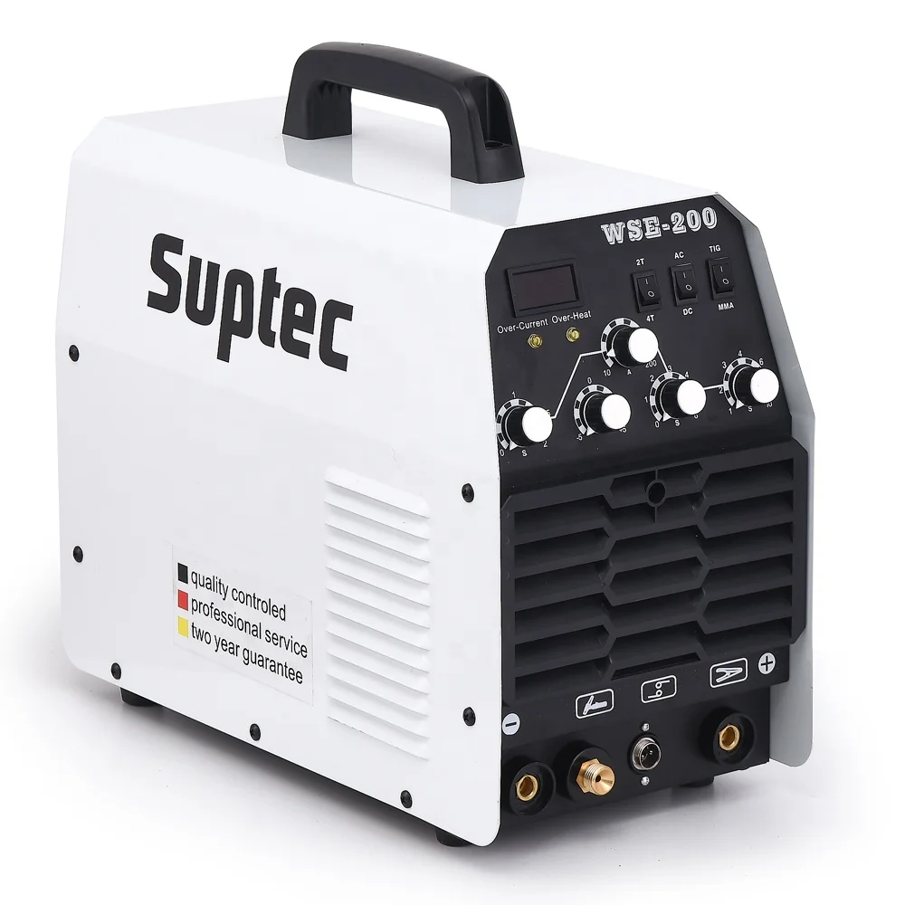 SUPTEC Китай аргоновый газовый сварочный аппарат tig ac dc алюминиевый инвертор soldadoras tig сварочный аппарат для продажи