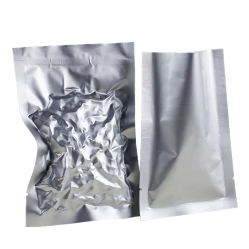 2023 high quality heat seal aluminum foil vacuum packing bag for dried food 16X24cm