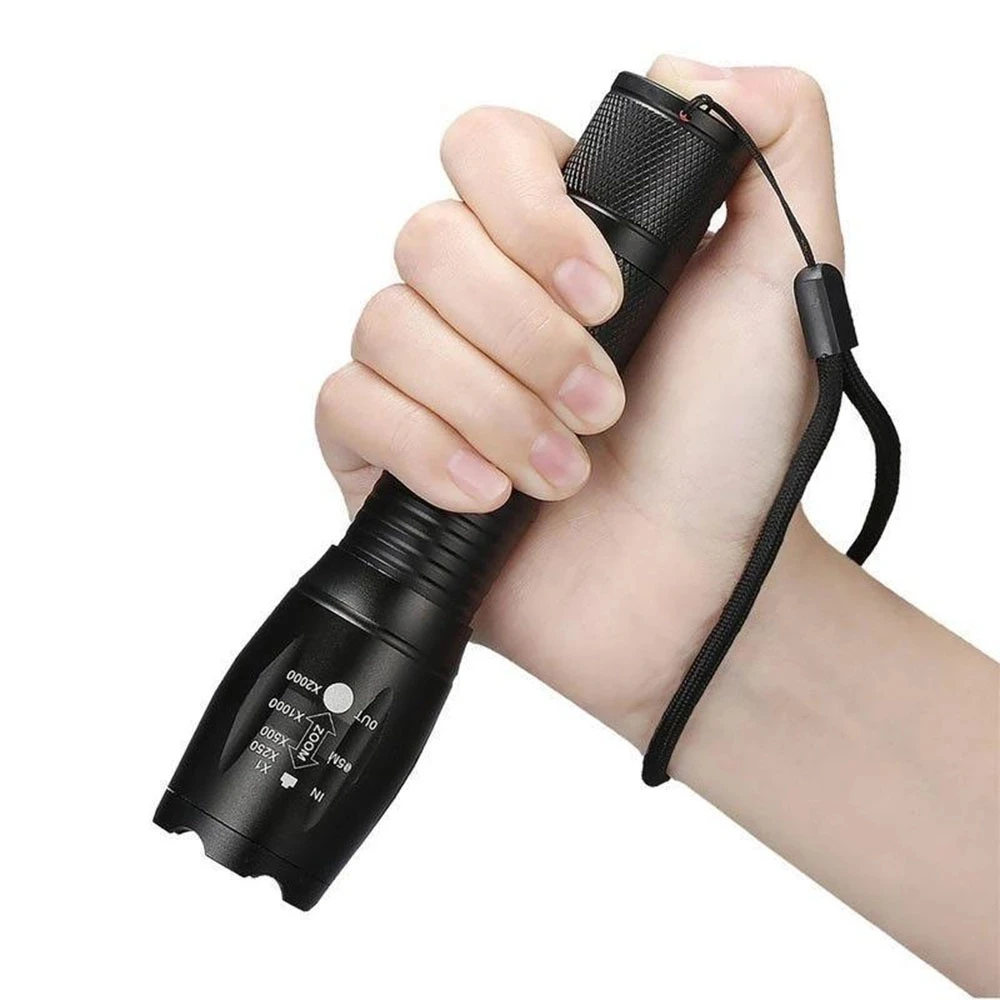 really cheap T6 rechargeable 18650 battery small mini torch LED flashlight zoom