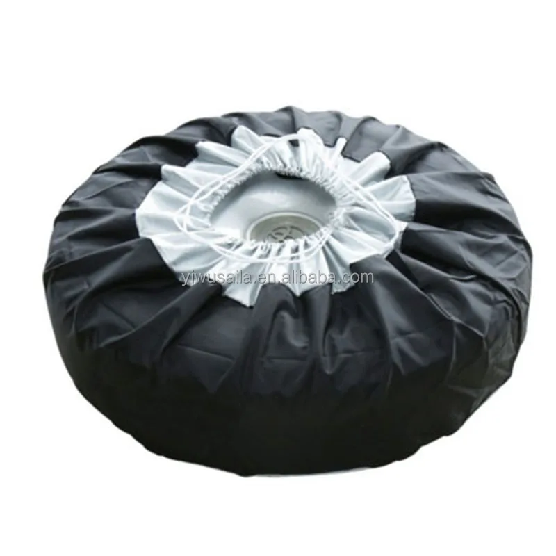  4 Pcs Set Waterproof Dustproof 23-30 Inch Car Tire Protect Cover Universal Spare Tyre Wheel With Storage Bag Oxford