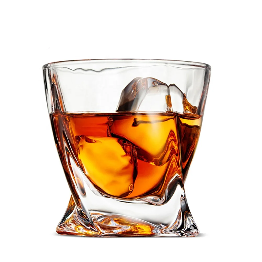 High Popular Drinking Cup Good Quality Bar Traditional Garden Tools with Crystal Whisky Glasses High-Clarity Twist