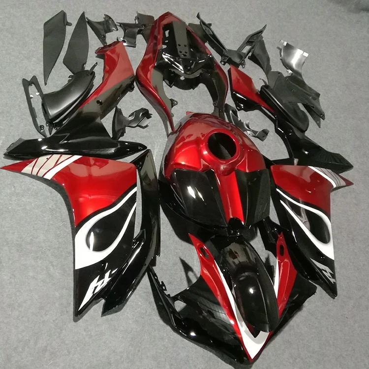 2021 WHSC ABS Injection Mould Motorcycle Body Kit For Yamaha R1 2007 2008 Fairing Cover Custom Kits With Red Black Color
