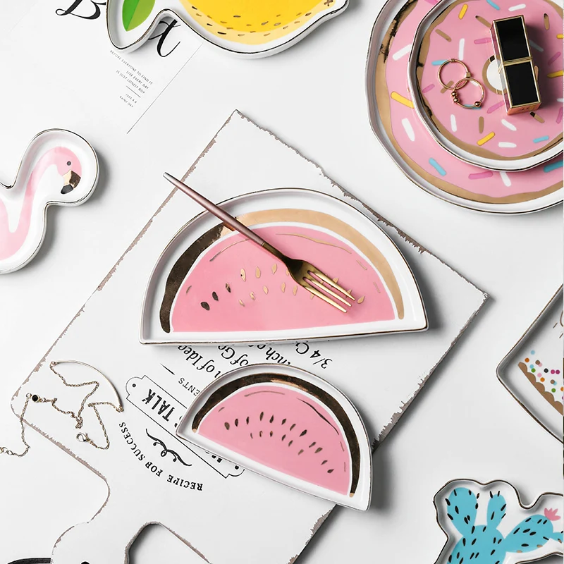 Donuts shaped Chinese Factory Hot Sale jewellery show display stand Trinket Jewelry Dish Tray