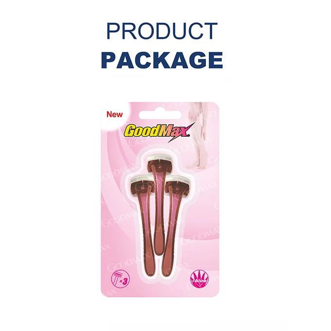 Customized Logo Single Blades Shaver Razor Eco Friendly Handle Female Lady Women Mini Bikini Razor