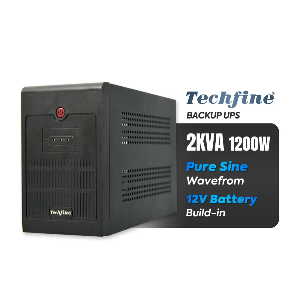 Techfine  1500va  ups 2000va 110v 220V ups uninterruptible power supply ups battery 9ah 12v