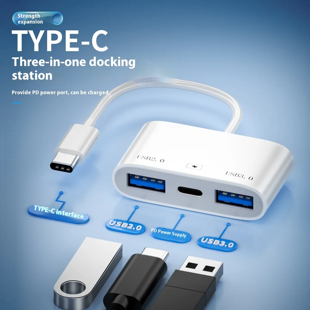 type-c docking USB HUB 3.0HUB with Notebook PD charging 3-in-1 type-c converter