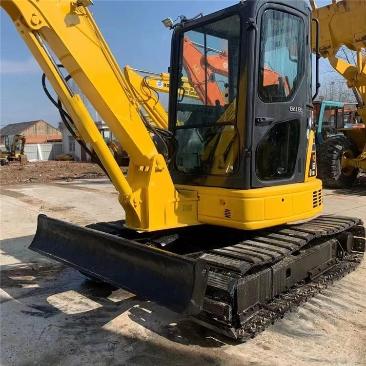 Good Condition used komatsu PC55 Excavator PC55mr Excavator  Made in Japan with bucket spare parts