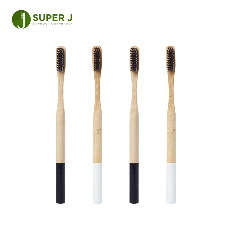 
Hot sale bamboo toothbrush custom logo bamboo travel toothbrush 
