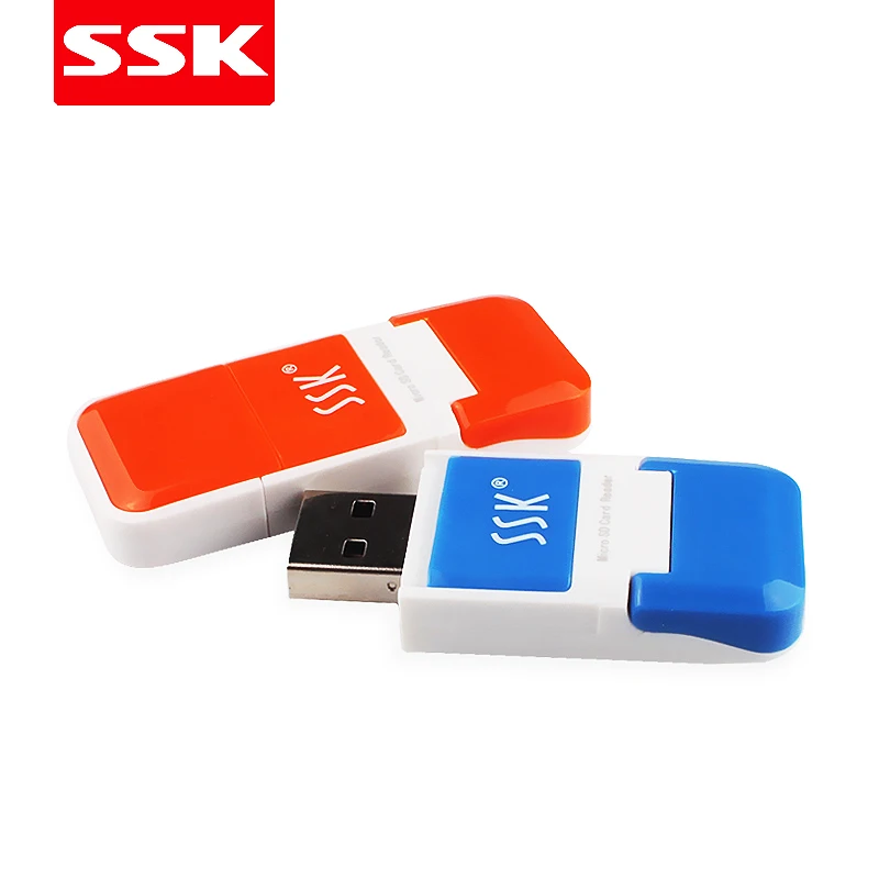  SSK миниатюрный кардридер usb 2 0 высокоскоростной micro SD card с одной диафрагмой