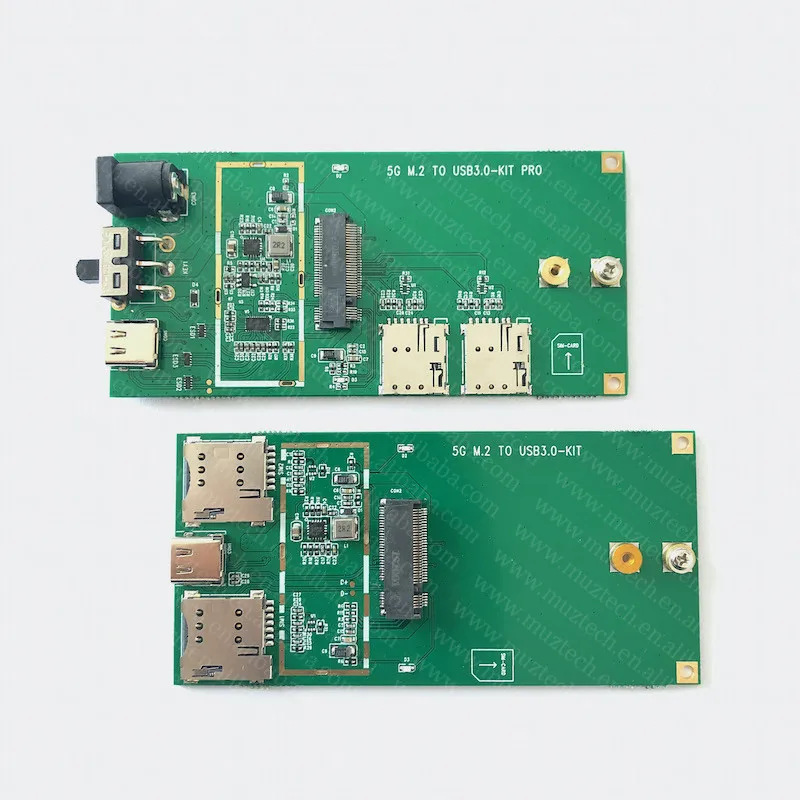 5G M.2 to USB3.0 Kit Pro Adapter Board with Double SIM Card RM500Q  RM502Q