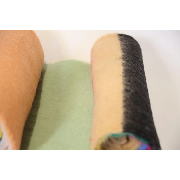 Parent-child scarf Christmas gifts boys and girls elk jacquard knitted warm double-sided long scarf