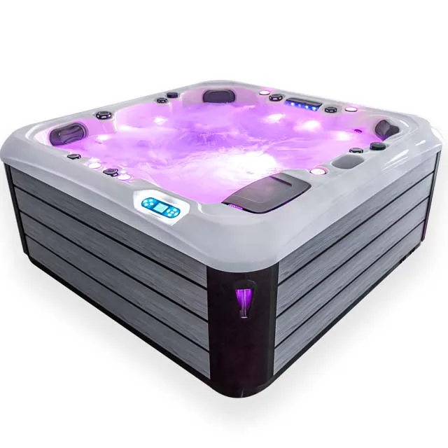 Garden Spa Outdoor Massage Spa Air Bubbles And Indoor Square  acrylic Hot Tub Spa For 6 Person hot tub made in china
