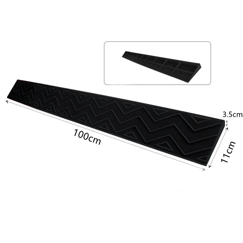 3.5cm high plastic slope pad ramp along the slope plastic step pad step curb ramp
