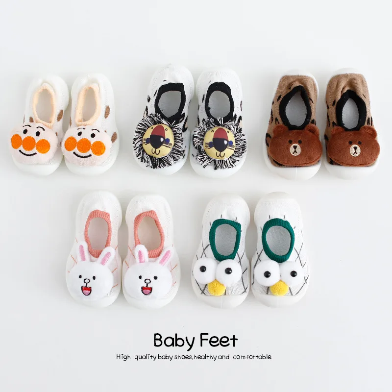 Забавные милые детские носки для новорожденных Супер детская обувь до щиколотки