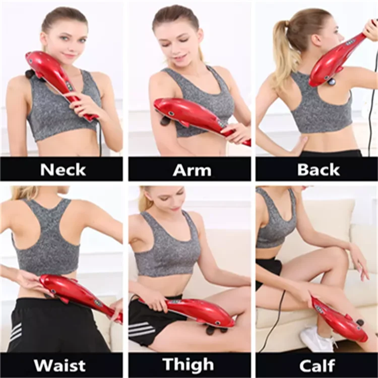Manufacturer Wholesale Dolphin Massage Stick Electric Beating Massage Hammer Handheld Massager