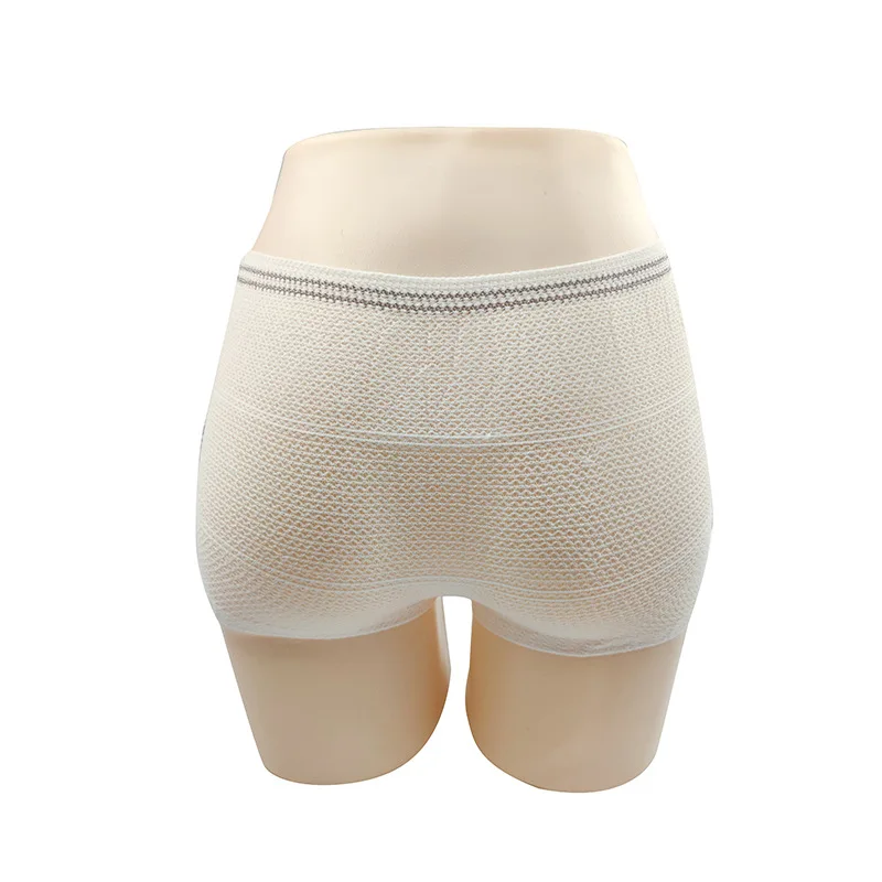 Hot Saling Disposable Knit Panties Postpartum Mesh Underwear Nylon Seamless Shorts Briefs Underwear For SPA