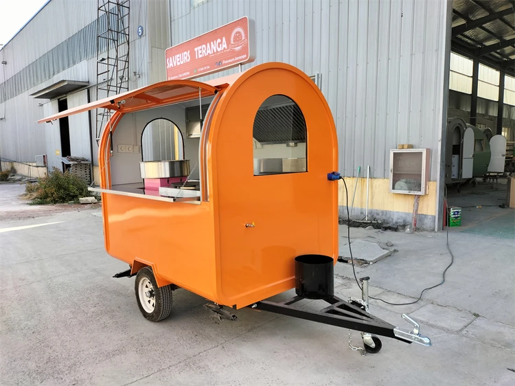 Move Mobile Food Truck Trailer with Full Kitchen Equipment coffee shop mobile cart kiosk