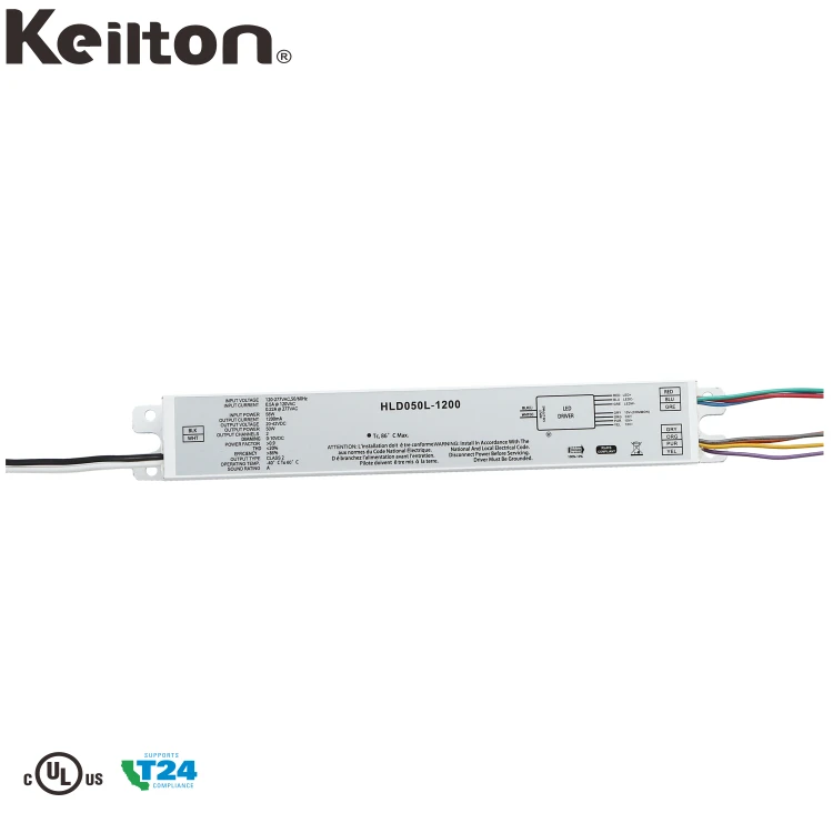 Dual Channel 0-10V Led Driver  CCT Tunable & Dimmable Driver 30W 120-277V Class P