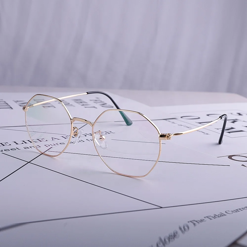 OEM свет оправы для очков Необычные оптические оправы круглые золотые оправы для очков