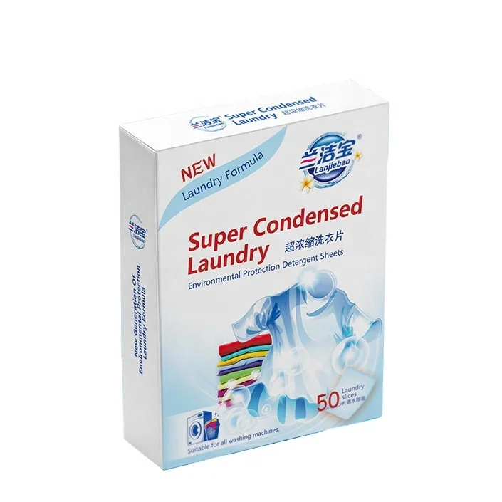 Sterilized and disinfected high performance portable laundry tablets for household