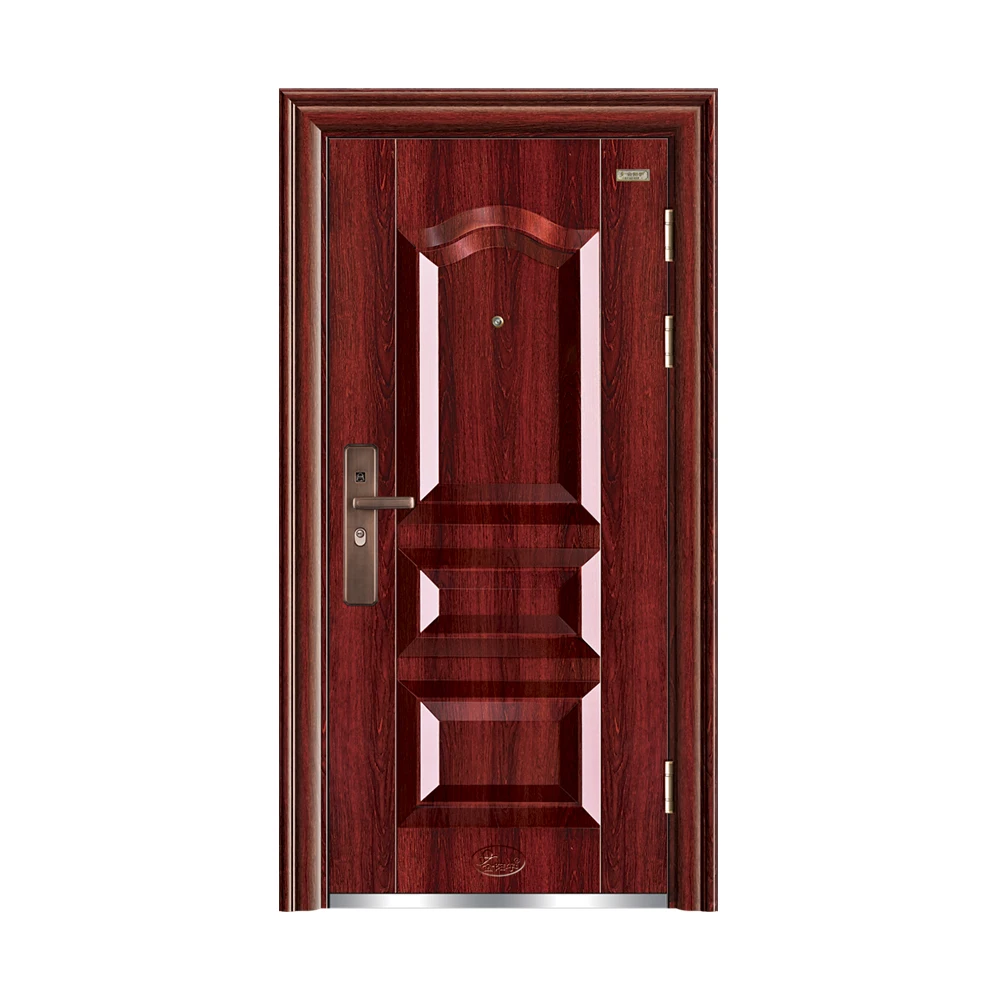 High Quality Single Exterior Steel Door Modern Entrance Front Security Door villa Entry Steel Double Main Door For House