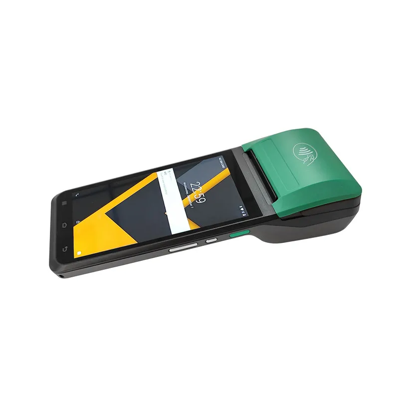 Умный Бесконтактный pos-терминал T2 с картой NFC оплата 4G сенсорный экран все в одном терминал pos 58 мм термопринтером
