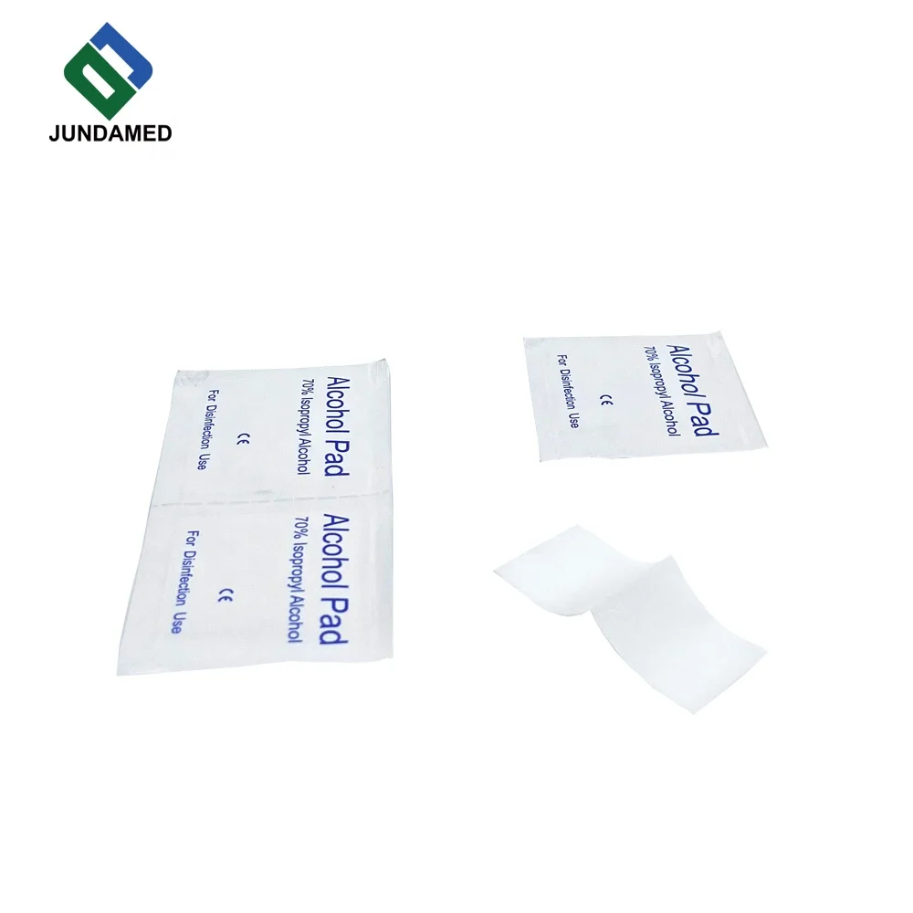 Sterile Non woven Alcohol Swab 70% Isopropyl alcohol prep pads 30x60mm Medical Grade Alcohol Swabs