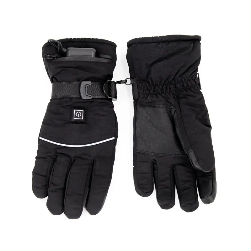 Heat ski glove Unisex Waterproof Rechargeable  heated snowmobile gloves for men usb electric heated gloves