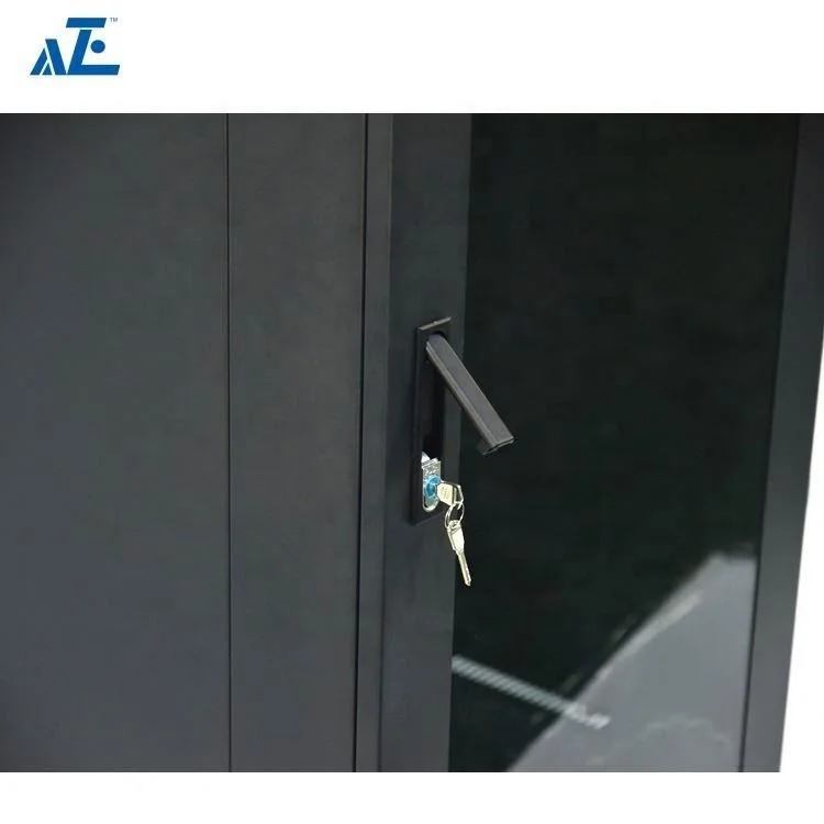 AZE 42U 45U Floor Standing Network Cabinet Rack Server Box Enclosure with Locking Front Glass Door 1200mm Deep