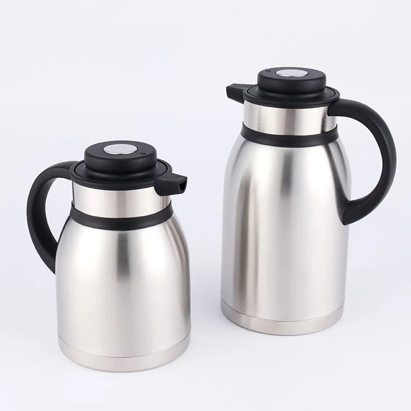 Hot sale thermo jug office coffee tea dinning vacuum heat kettle stainless steel insulation thermos flasks