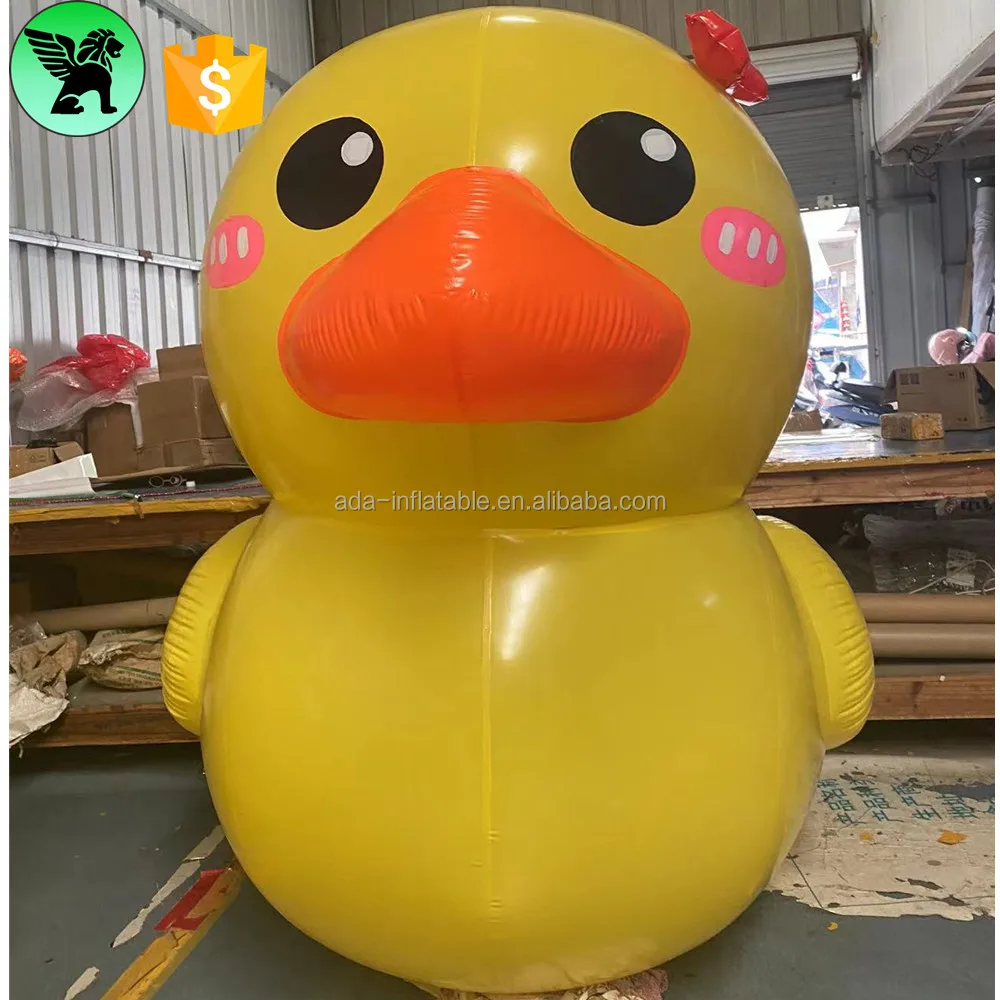 Festival Promotional Airtight Inflatable Duck Customized 1.6m Holiday Advertising Duck Inflatable For Exhibition Event A9000