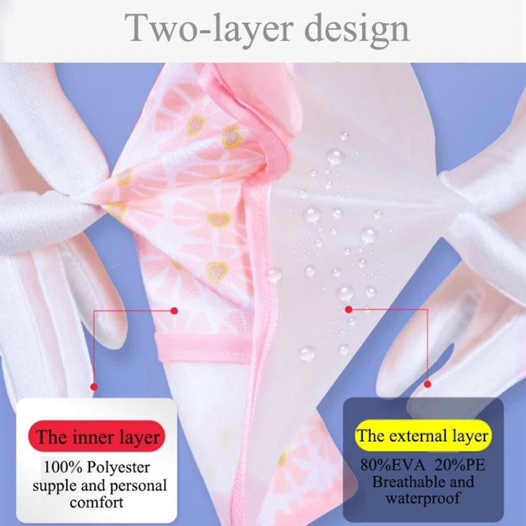 Новый водонепроницаемый детский слюнявчик eva с длинным рукавом и карманом