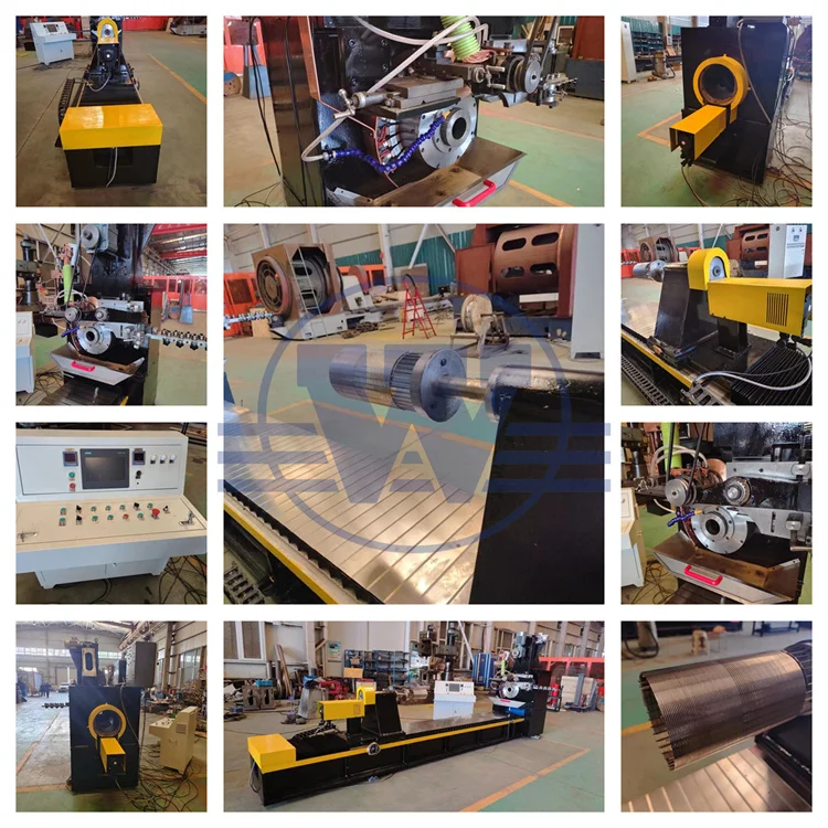 Automatic Stainless Steel Johnson Wedge Wire Screen Tube Pipe Welding Making Machine