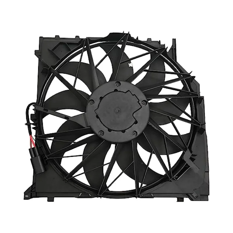 TOPASIA Brushless Cooling Fan Assembly Engine Radiator Fan 17113442089 17113442089 For BMW X3 2003-2011