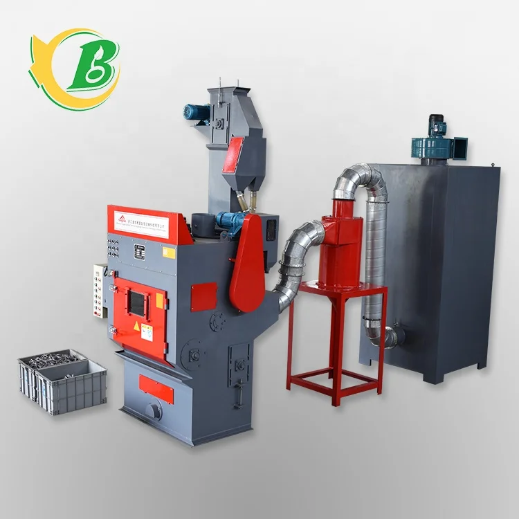 High strength Large Crawler sandblasting cabinet for heavy and larger parts