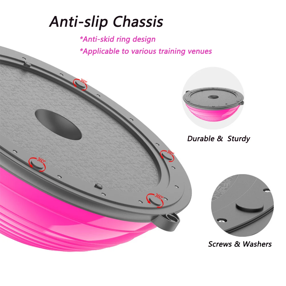 Best Price Eco-friendly Abs Balance Trainer Half Yoga Ball Pilates Exercise Fitness Massage Gym Ball