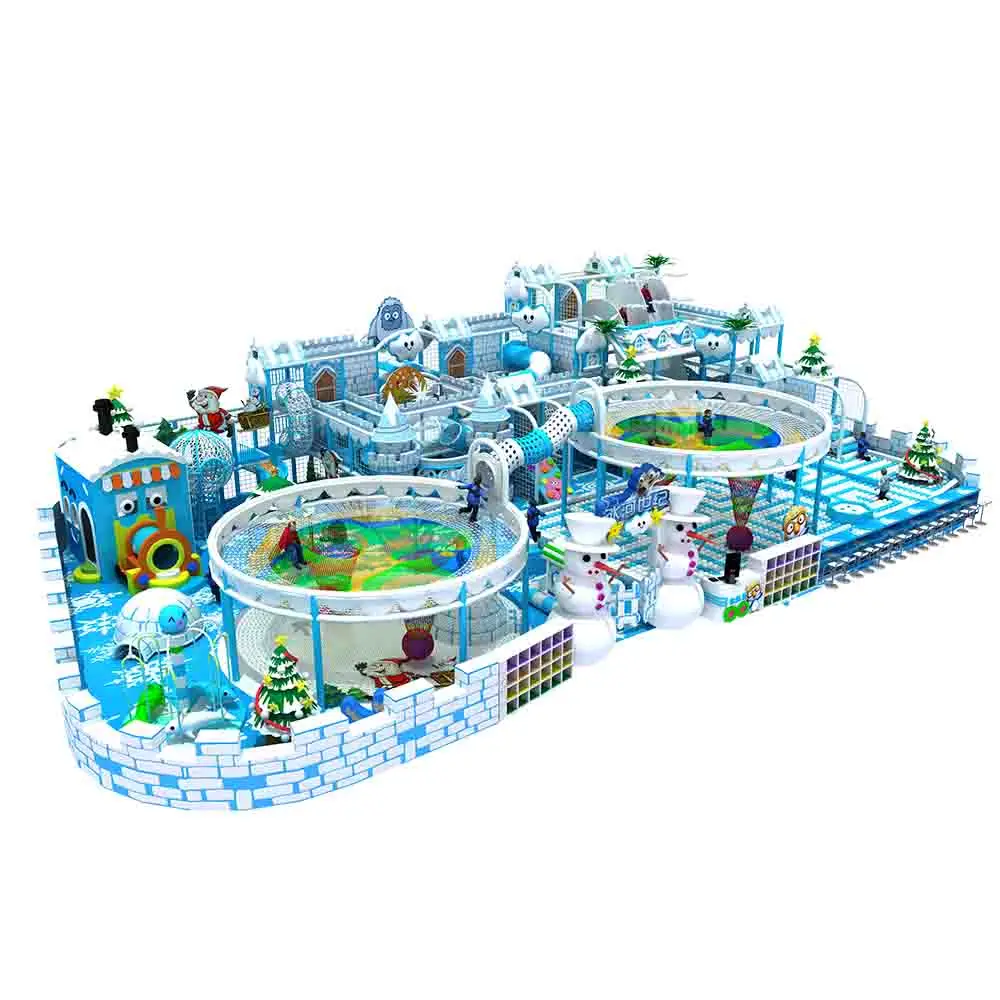 New Arrival Snow Park Children Soft Play Indoor Playground Set Baby Indoor Playground Amusement Equipment Prices for Kids