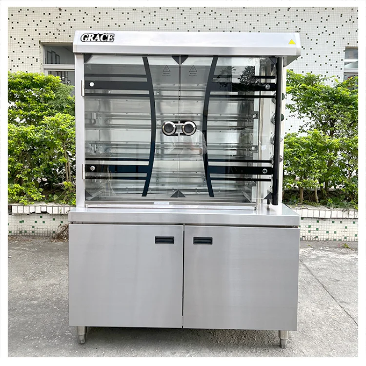 Stainless Steel Commercial Restaurant Kitchen Equipment Baked Duck Cooking Chicken Rotisserie Oven