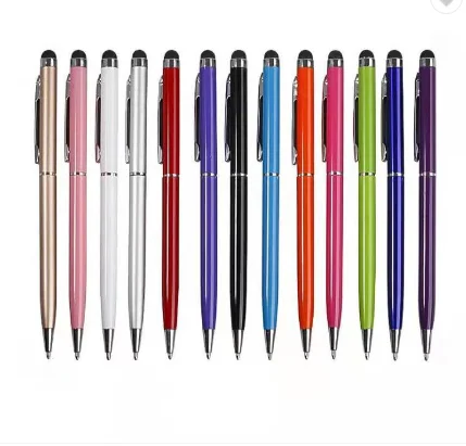 Hot Selling Touch stylus capacitive pen Custom Logo Ball Pen Metal Pen for inpad 2/3/4