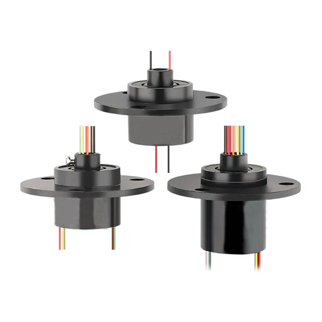 Hole Dia 5mm/7mm Micro Mini Through Hole Slipring Electric Brush Collecting Ring Conductive Bore Slipring Rotary Joint