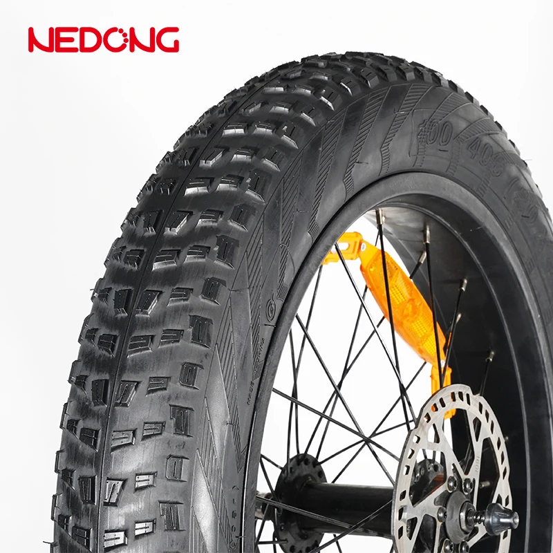 Nedong 20x4.0 E-bike Non deflated tires light and elastic solid tire Bicycle Tyre Bike Parts